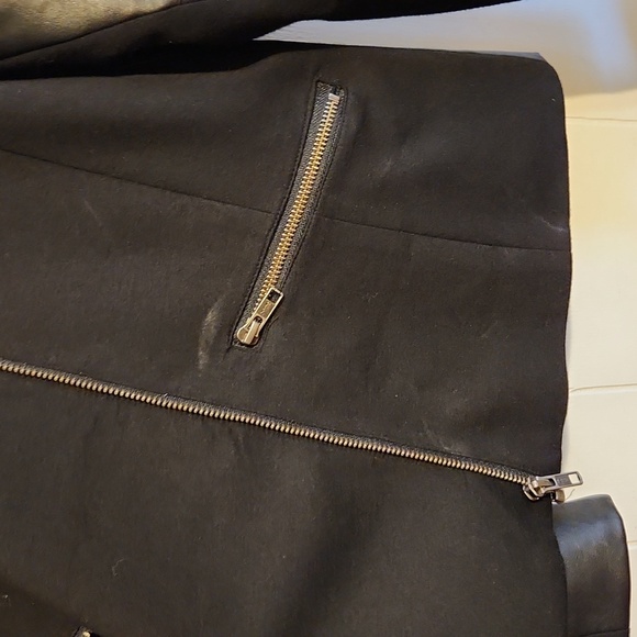 EUC Maurices leather and fabric jacket sz 1x - Picture 4 of 15